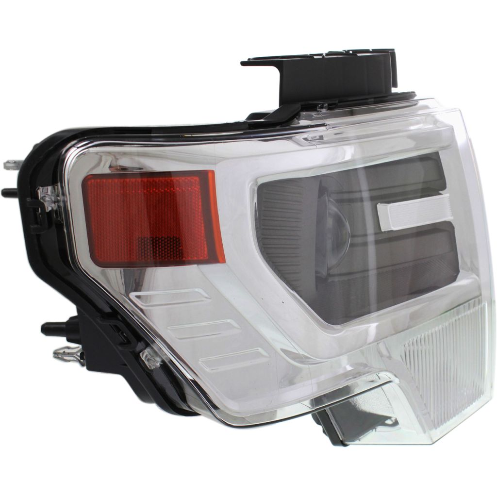 FORD TRUCKS & VANS FORD/PU F150 (EXC SVT RAPTOR) HEAD LAMP RIGHT (Passenger Side) ( HID)(CHROME TRIM)(WO/BULBS&BALLAST) OEM#DL3Z13008AB 2009-2014 PL#FO2519120