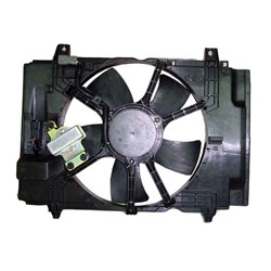 NISSAN(DATSUN) VERSA HATCHBACK RADIATOR & A/C FAN ASSEMBLY (SINGLE FAN) OEM#21481EL30A 2007-2012 PL#NI3115135