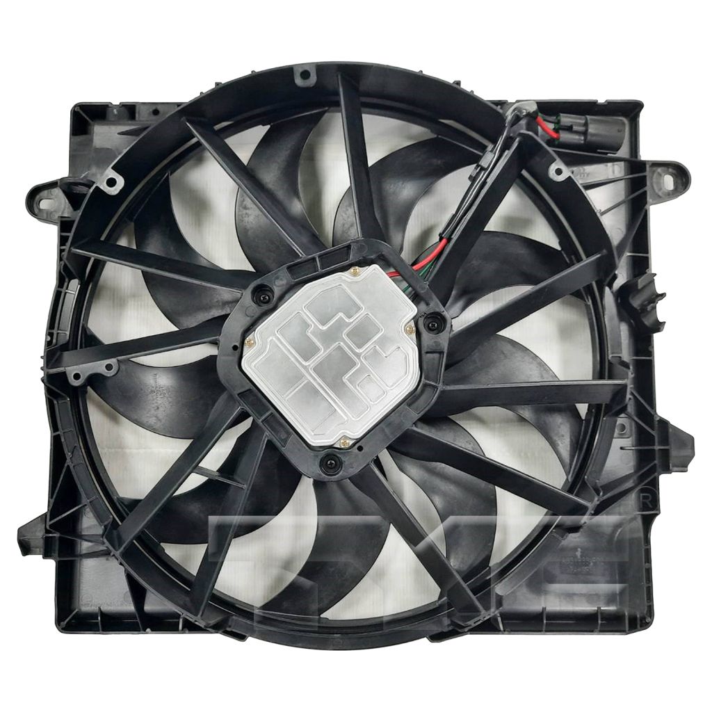 JEEPVEHICLE WRANGLER (JL) RADIATOR & A/C FAN ASSY (SINGLE FAN)(2.0L)(3.0L DIESEL) OEM#68272755AD 2018-2025 PL#CH3115200