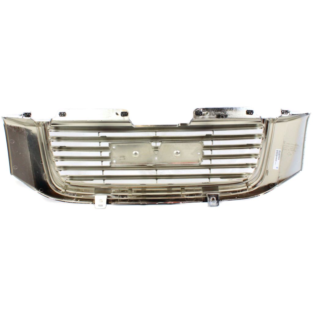 GM TRUCKS & VANS ENVOY (EXC XUV) GRILLE ASSEMBLY CHR/BLK (WO/HEAD/LAMP WASHER) (Exc Denali) OEM#19121042 2006-2009 PL#GM1200604