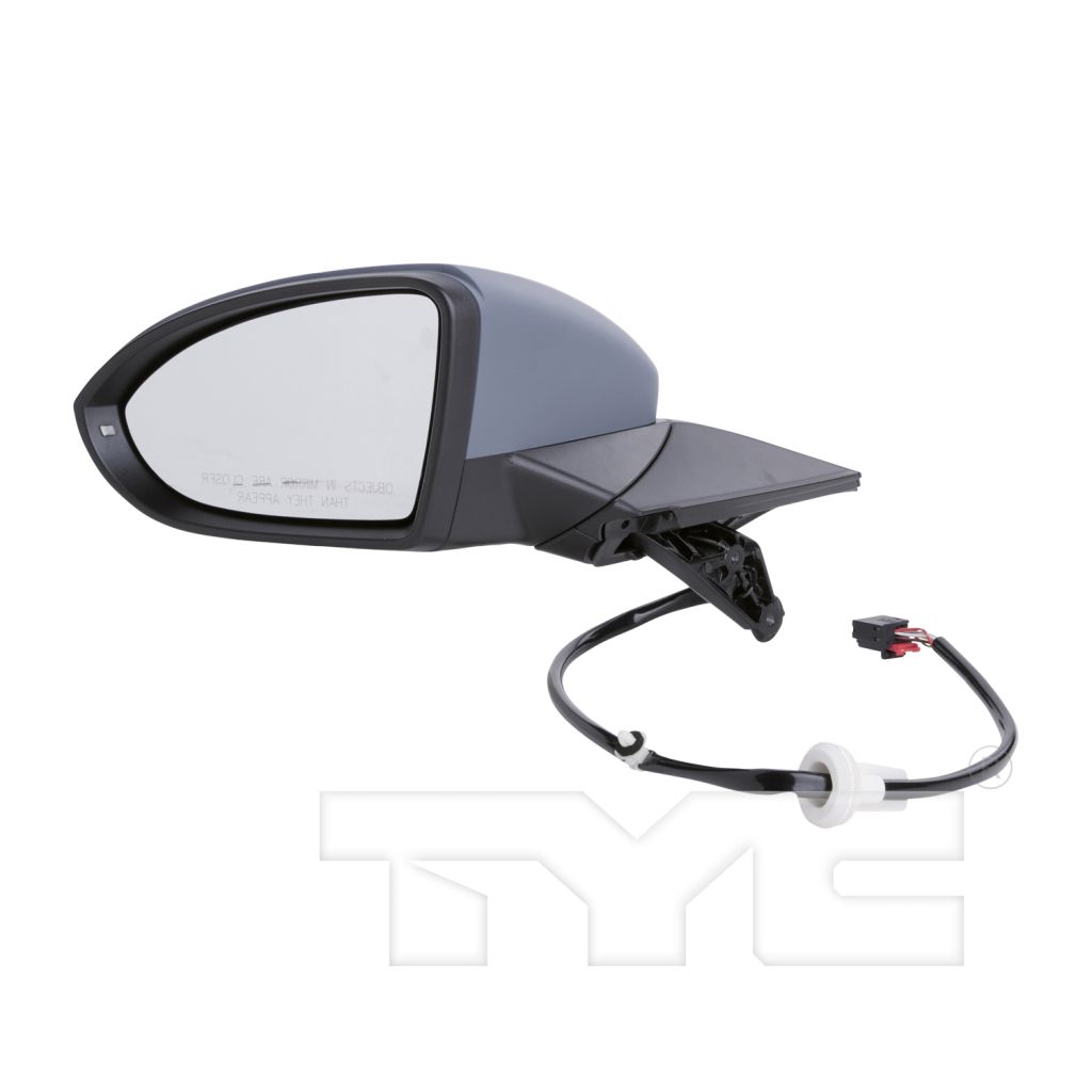 VOLKSWAGEN GOLF ALLTRACK DOOR MIRROR LEFT (Driver Side) PWR/HTD/SIGNAL OEM#5GM8575079B9-PFM 2017-2019 PL#VW1320154