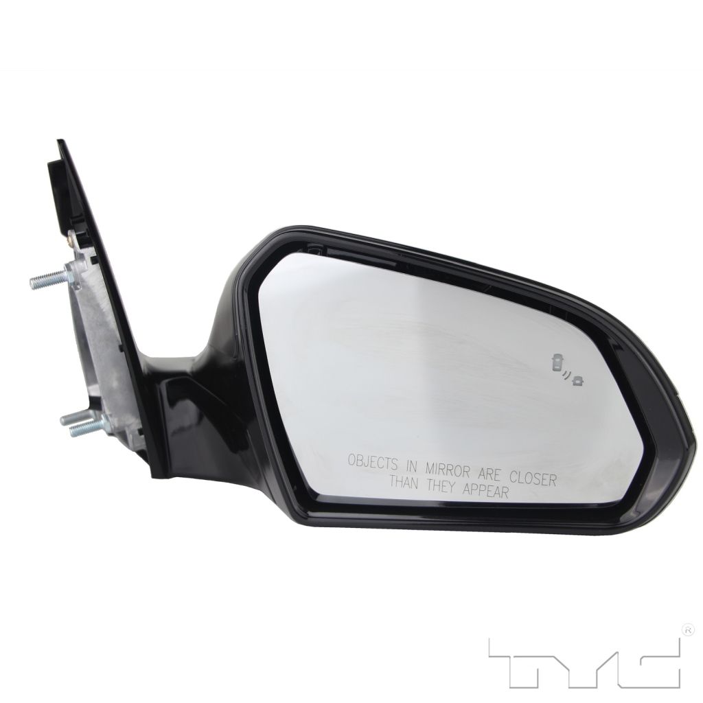 HYUNDAI SONATA DOOR MIRROR RIGHT (Passenger Side) PWR/HTD/SIGNAL (W/BSD)(W/MEMORY)(GLOSS BLACK)(MAN-FOLD) OEM#87620C2070 2015-2017 PL#HY1321229