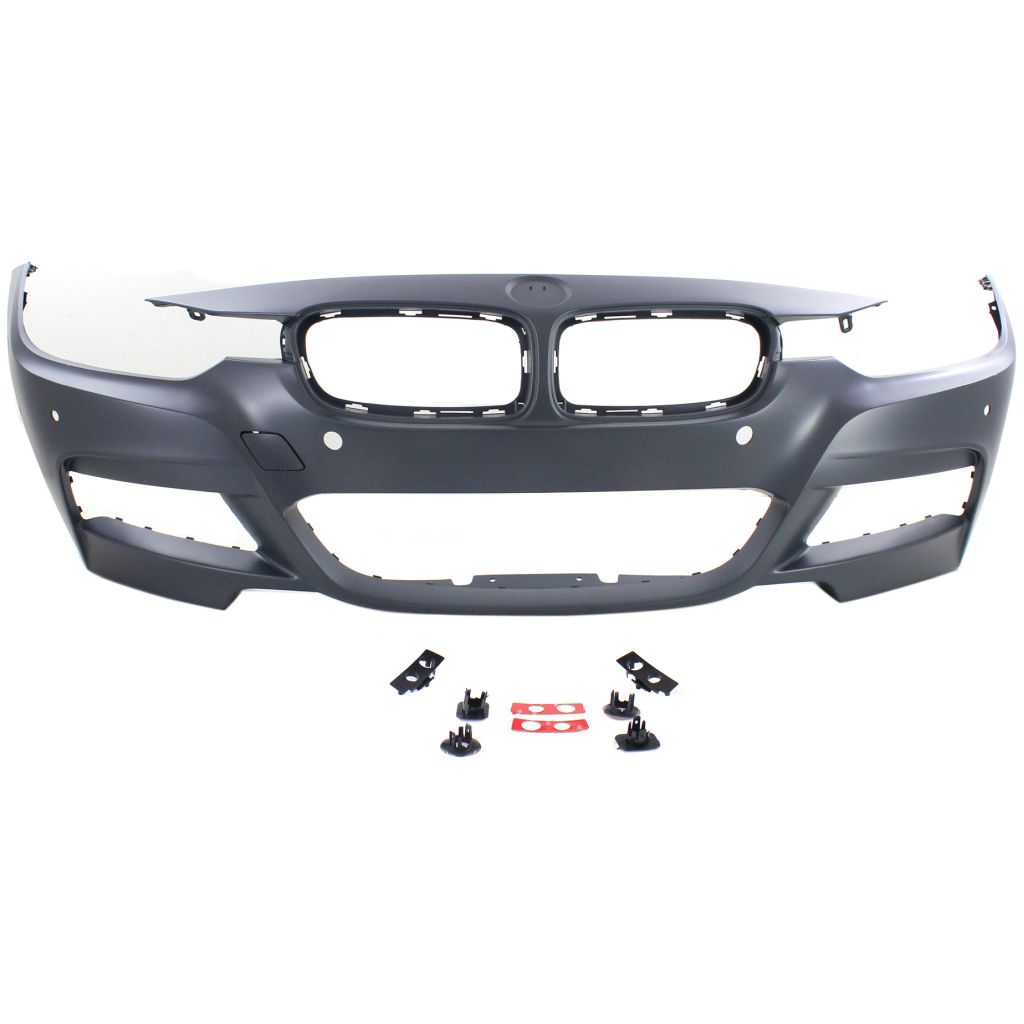 BMW BMW 3 (SEDAN) HYBRID FRONT B COVER PRIMED (W/ MOLDING HOLE)WO/WASH W/ PK SNSR W/ PK ASSIST W/ CAMERA( M SPORT) OEM#51118067955 2013-2015 PL#BM1000291
