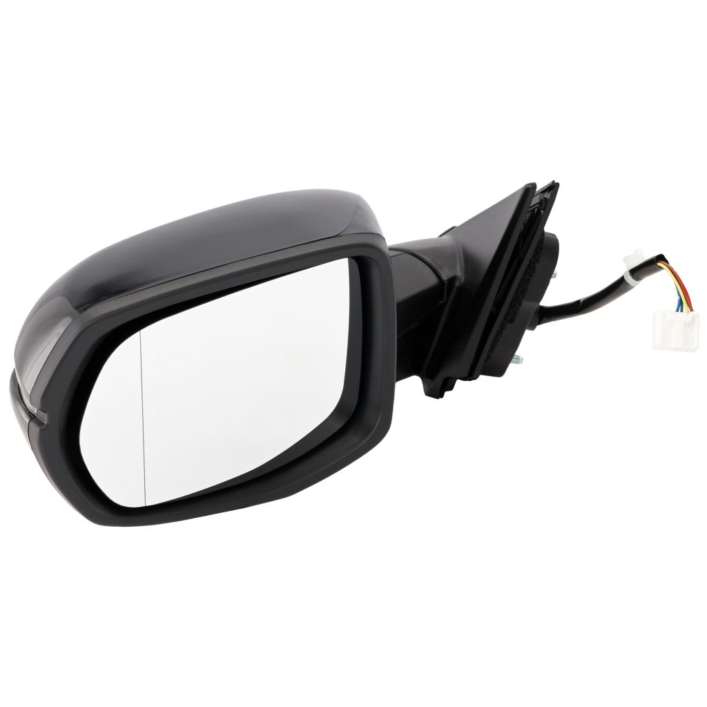 HONDA HRV DOOR MIRROR LEFT (Driver Side) PWR/HTD/SIGNAL (MAN-FOLD)(BLACK CVR) OEM#76258T7W309-PFM 2016 PL#HO1320286