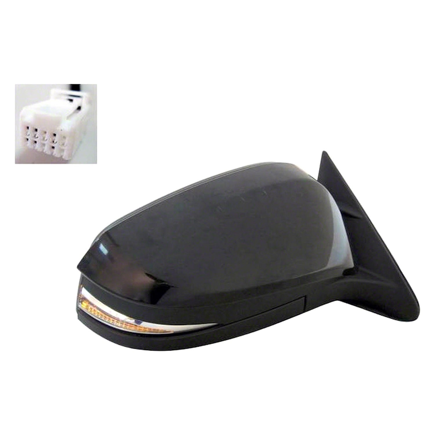TOYOTA HIGHLANDER DOOR MIRROR RIGHT (Passenger Side) PWR/HTD/SIGNAL (WO/MEMORY)(W/CVR) OEM#879100E143-PFM 2014-2019 PL#TO1321317
