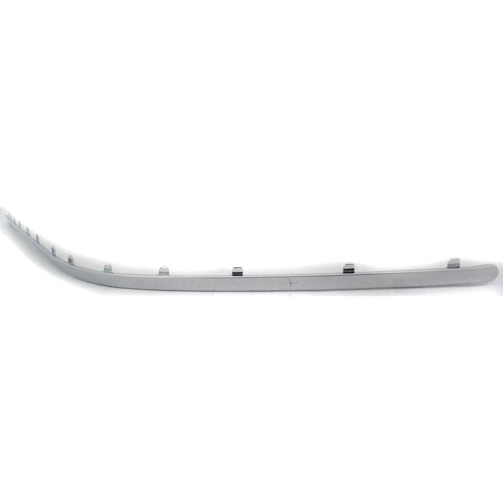 BMW BMW 7 SERIES FRONT BUMPER OUTER COVER UPPER MLDG RIGHT (Passenger Side) CHROME (745Li/760Li) OEM#51117033476 2002-2005 PL#BM1047121