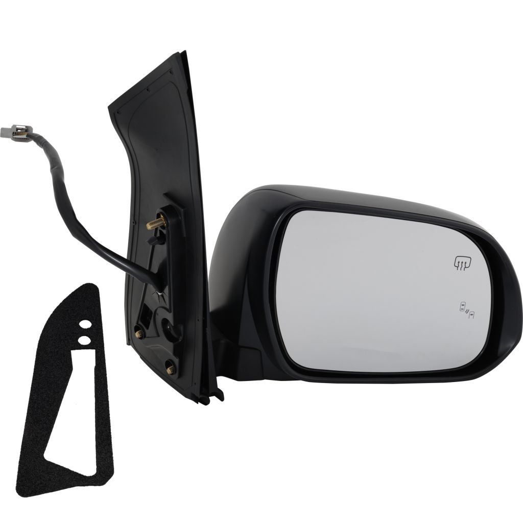 TOYOTA SIENNA DOOR MIRROR RIGHT (Passenger Side) PWR/HTD/SIGNAL/PUDDLE/MEMORY (W/BSD)(PTM)(WO/DIM) OEM#8791008122C1-PFM 2015-2017 PL#TO1321359