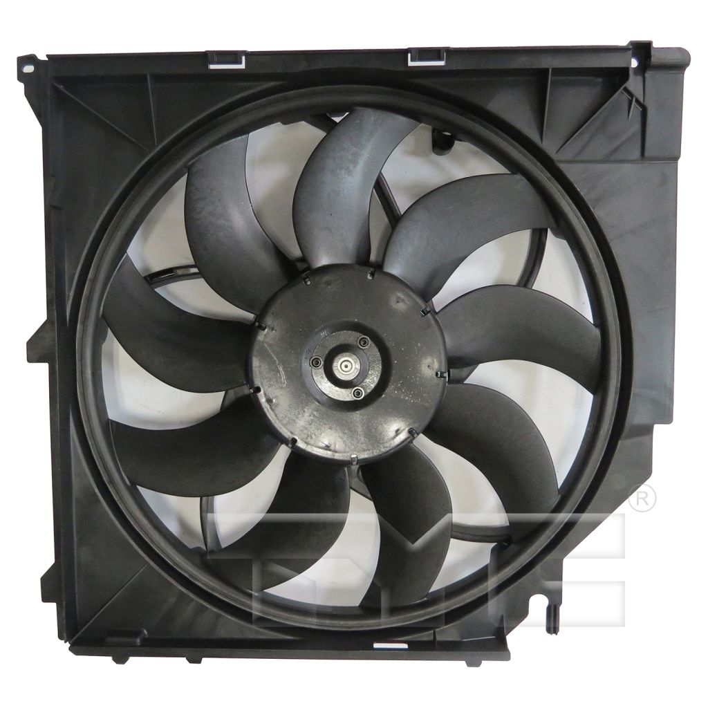 BMW BMW X3 RADIATOR FAN ASSY(SINGLE)(600 WATT) OEM#17113442089 2004-2010 PL#BM3115135