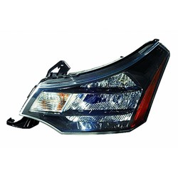 FORD FOCUS HEAD LAMP ASSY LEFT (Driver Side) BLACK (CP)( S/D 10-11 SES MDL) OEM#9S4Z13008D 2008-2011 PL#FO2502269