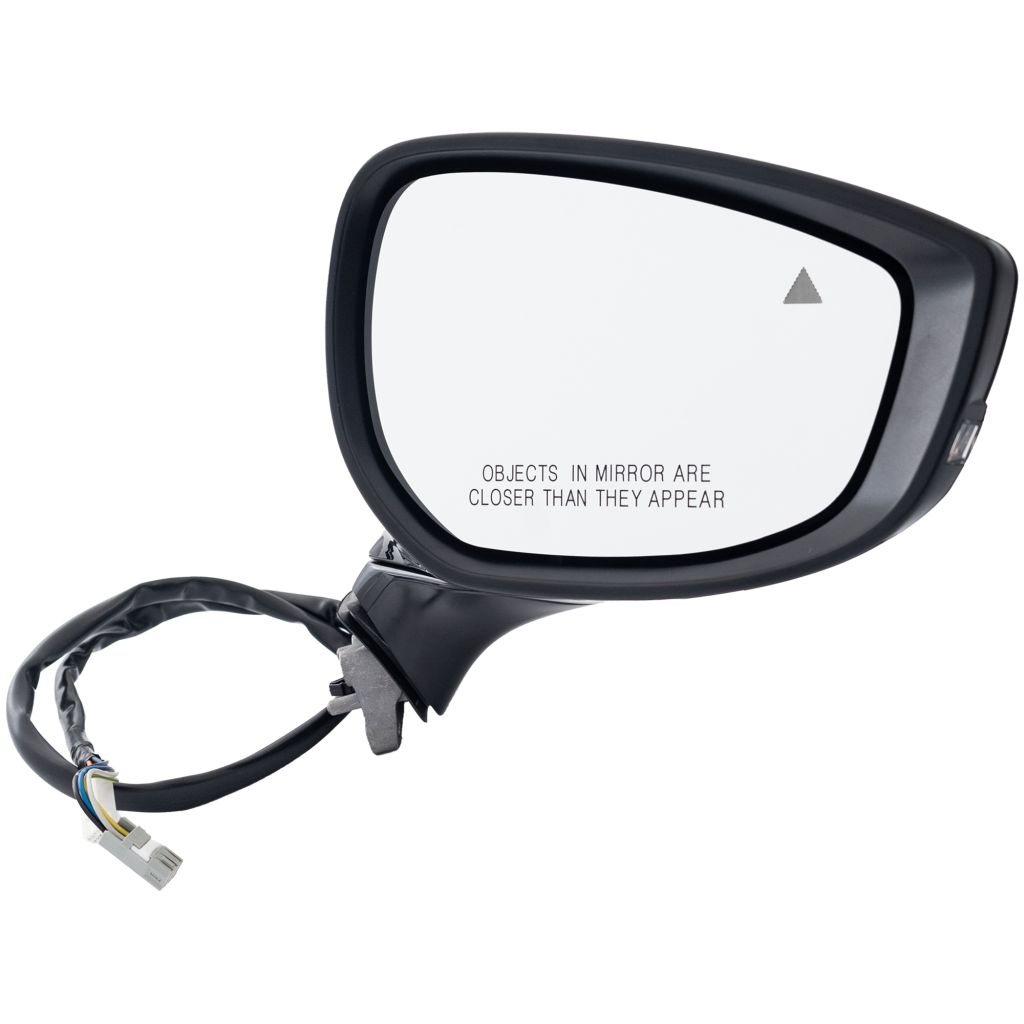 MAZDA MAZDA3 4DOORS/HATCHBACK DOOR MIRROR RIGHT (Passenger Side) PWR/N-HTD/SIGNAL/MEMORY/BSM(PTM CVR) OEM#BEEW69121E-PFM 2019-2024 PL#MA1321240
