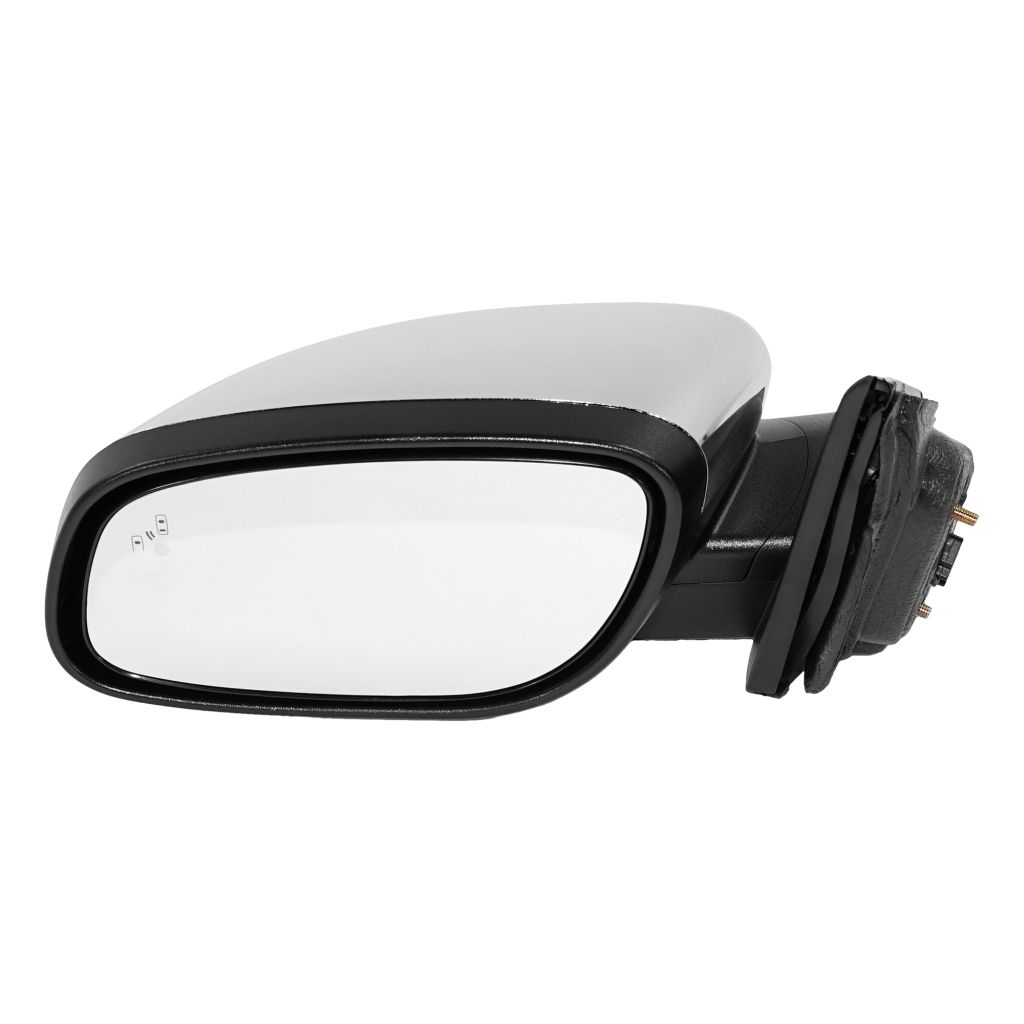 FORD TAURUS SHO DOOR MIRROR LEFT (Driver Side) PWR/HTD/PUDDLE LAMP/MEMORY (W/BSD)(CHROME)(WO/DIM OEM#AG1Z17683F-PFM 2013-2019 PL#FO1320646