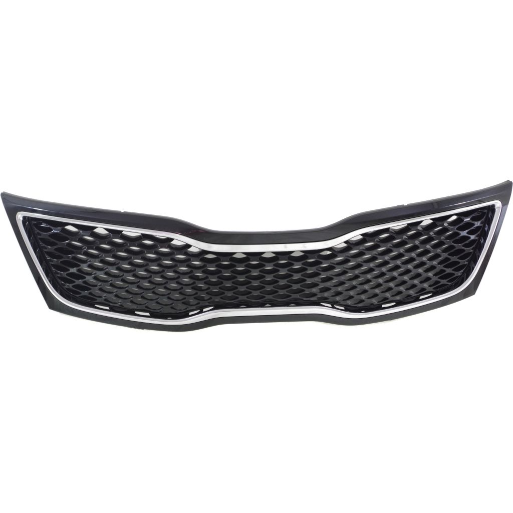 KIA OPTIMA GRILLE ASSEMBLY CHR/BLK (LX/EX)(USA BUILT) OEM#863504C500 2014-2015 PL#KI1200163