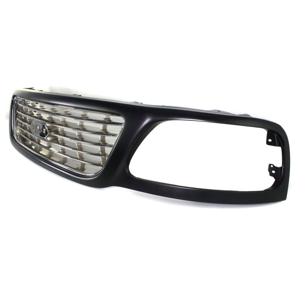 FORD TRUCKS & VANS FORD/PU (F150 HERITAGE MODEL) GRILLE BLACK Frame W/ CHROME Inner (Bar Type)(Lighting OEM#3L3Z8200AC 2004 PL#FO1200423