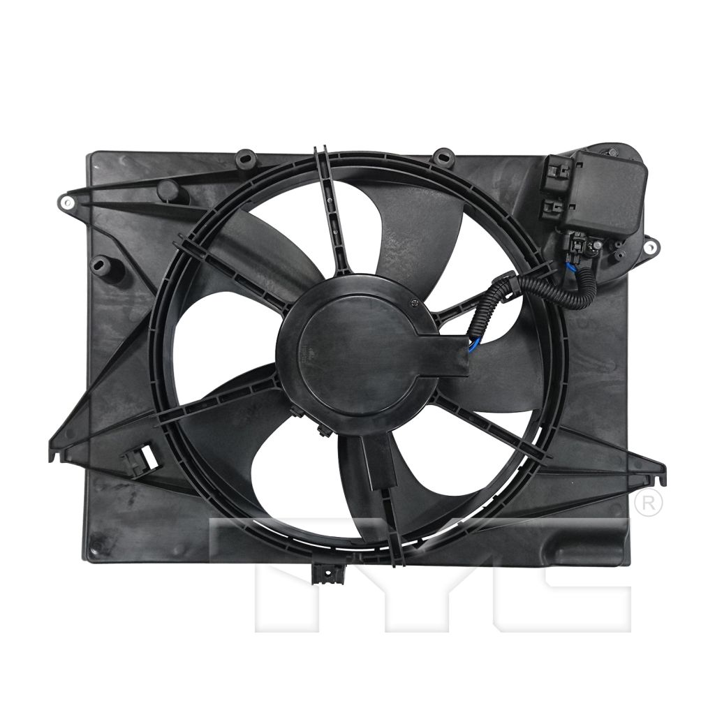 HYUNDAI SONATA RADIATOR & A/C FAN ASSEMBLY (2.4L)(SINGLE FAN) OEM#25380C2000 2015-2017 PL#HY3115151