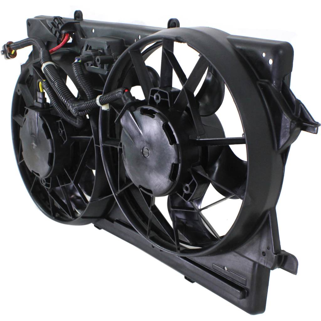 FORD FOCUS RADIATOR & A/C FAN ASSEMBLY (2.0L W/AC)(DUAL FAN) OEM#1S4Z8C607CC 2000-2002 PL#FO3115143
