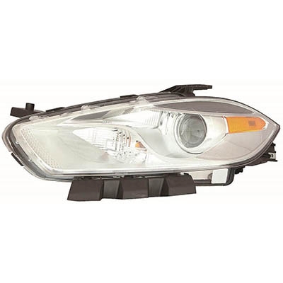 DODGE DART HEAD LAMP ASSY LEFT (Driver Side) (HALOGEN)(CHROME BEZEL) OEM#68292803AA 2016 PL#CH2518151