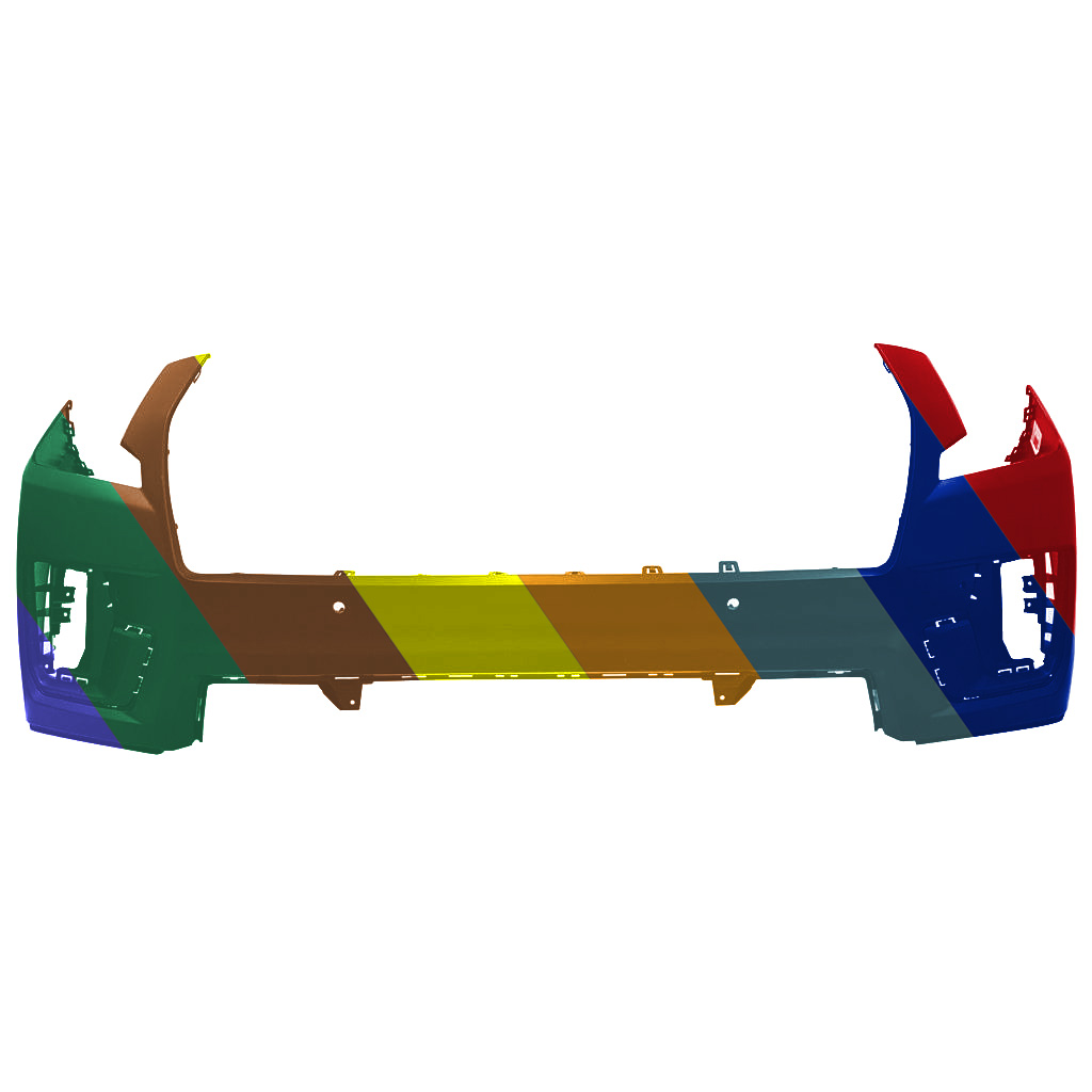 GM TRUCKS & VANS YUKON/DENALI (GMC) FRONT BUMPER COVER PRIMED (EXC AT4) OEM#85525796 2021-2023 PL#GM1000A47