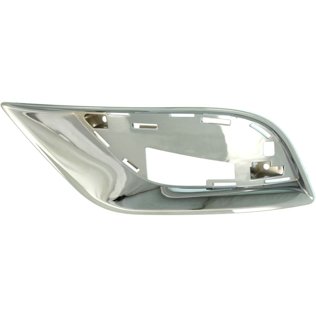 JEEPVEHICLE GRAND CHEROKEE / GRAND CHEROKEE WK FRONT BUMPER OUTER GRILLE FRAME LEFT (Driver Side) CHROME (SUMMIT) OEM#6AH13SZ0AB 2017-2021 PL#CH1038186