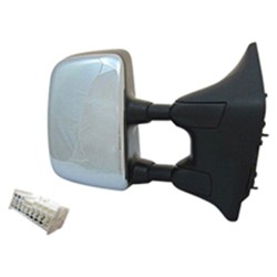 NISSAN TITAN DOOR MIRROR RIGHT (Passenger Side) PWR/HTD (CHROME CVR)(W/DUAL ARM/MEMORY)(LE/SL) OEM#96301ZR30E 2004-2015 PL#NI1321204
