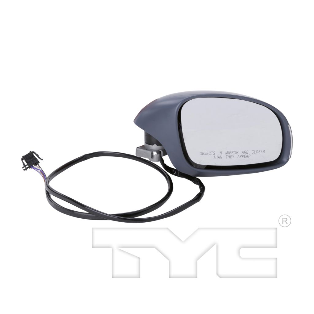 VOLKSWAGEN BEETLE DOOR MIRROR RIGHT (Passenger Side) POWER/HEATED (W/ LAMP) OEM#1C1857508ABGRU-PFM 2001-2010 PL#VW1321133