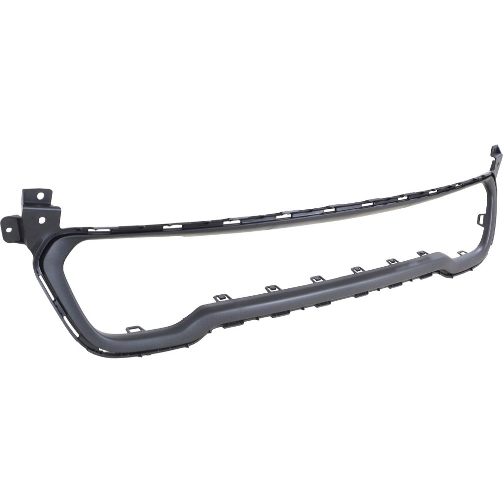 JEEP CHEROKEE FRONT BUMPER GRILLE SURROUND MOLDING DK-GRAY (EXC TRAILHAWK)**CAPA** OEM#68210024AC 2014-2018 PL#CH1044112C
