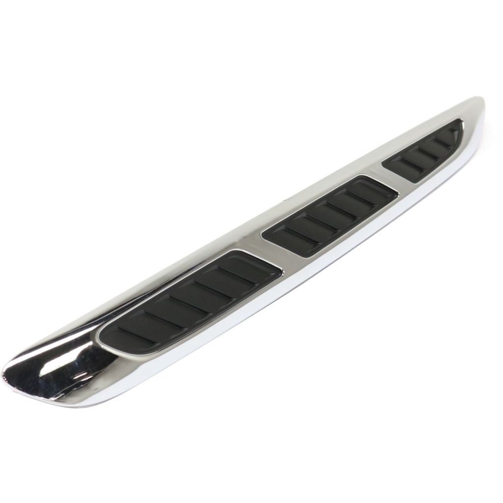 BUICK ENCLAVE HOOD MOLDING SIDE RIGHT (Passenger Side) CHR/BLK OEM#25867284 2008-2012 PL#GM1235125
