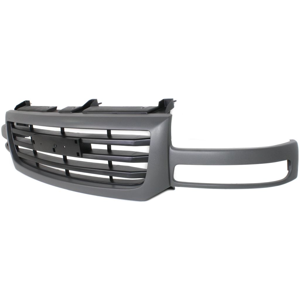 GM TRUCKS & VANS SIERRA/PU (GMC) (07 OLD STYLE) GRILLE GRAY/BLACK (1500/2500)(EXC C3 & Denali) OEM#19130790 2003-2007 PL#GM1200476