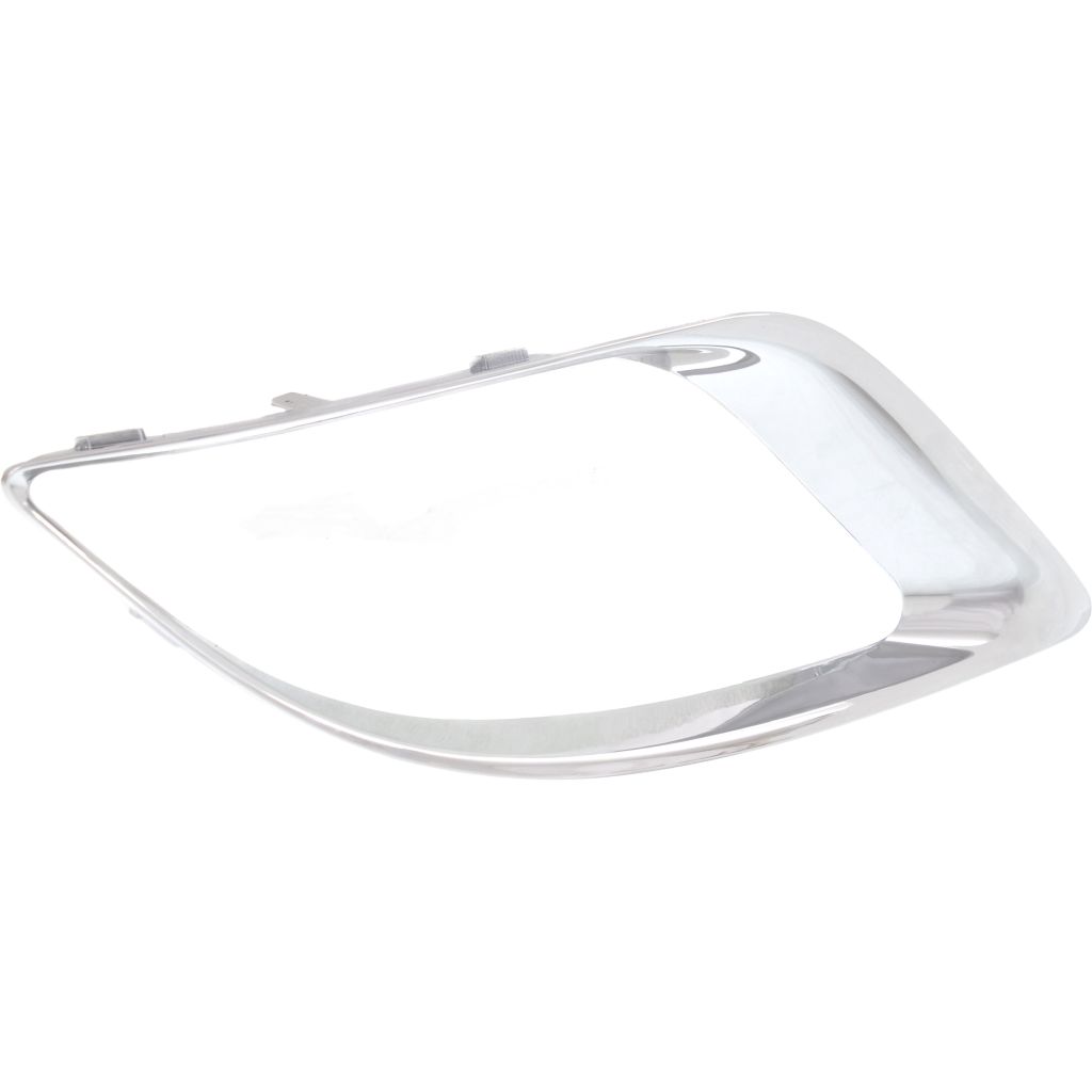 DODGE TRUCKS & VANS DURANGO FOG LAMP COVER OUTER MOLDING LEFT (Driver Side) CHROME (2PC BUMPER CVR) **CAPA** OEM#5113745AB 2014-2020 PL#CH1038163C