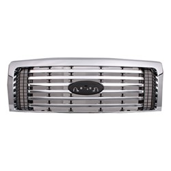 FORD TRUCKS & VANS FORD/PU (F150)(EXC SVT RAPTOR) GRILLE CHROME (6 SMALL BAR)(XLT W/CHROME APPEARANCE PKG) OEM#AL3Z8200C 2010-2012 PL#FO1200531