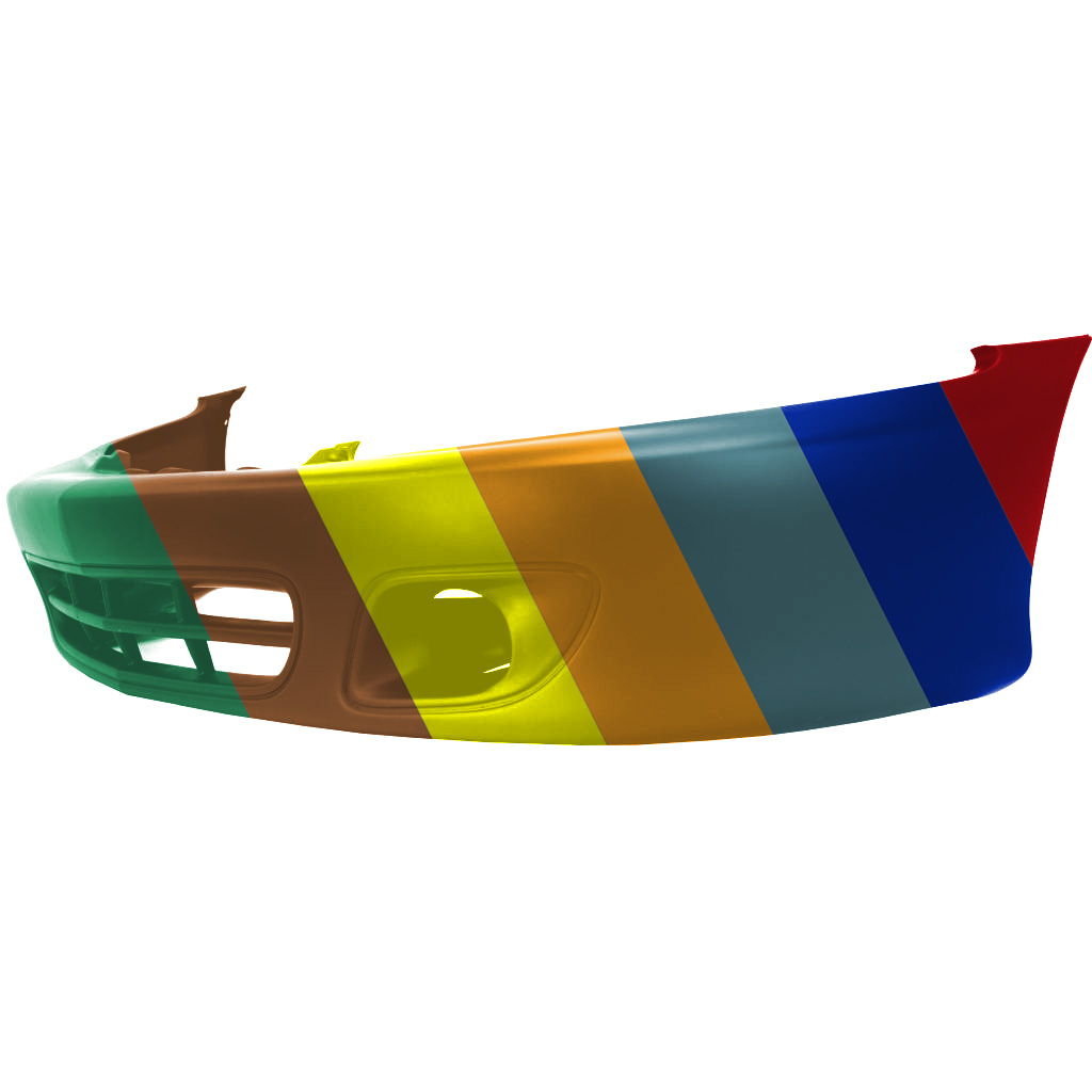 CHEVROLET CAVALIER FRONT BUMPER COVER PRIMED (LS SPORT/Z-24 )(W/FOG)(W/O EXT) OEM#12335539 2000-2002 PL#GM1000591