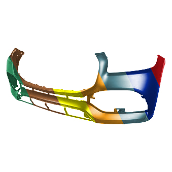 MERCEDES-BENZ GLS-CLASS (167) FRONT BUMPER COVER PRIMED (GLS450 WO/AMG) OEM#16788093009999 2020-2023 PL#MB1000635