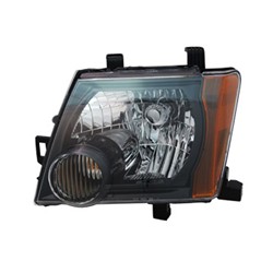 NISSAN(DATSUN) XTERRA HEAD LAMP ASSEMBLY LEFT (Driver Side) (BLACK BEZEL)(S/X MDL) **CAPA** OEM#26060ZL00A 2009-2015 PL#NI2502189C