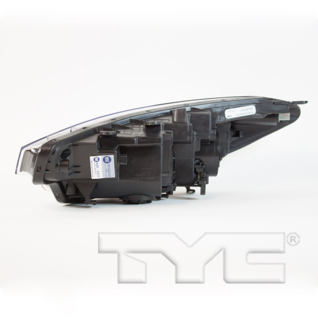 KIA FORTE KOUP COUPE HEAD LAMP ASSEMBLY RIGHT (Passenger Side) (HALOGEN)(W/ LED)(TO 10-17-14) **CAPA** OEM#92102A7210 2014-2015 PL#KI2503171C