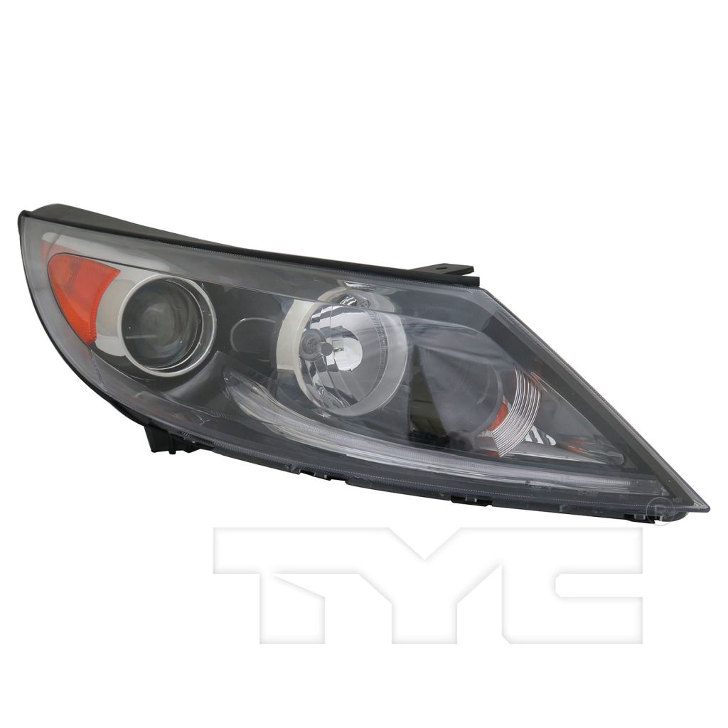 KIA SPORTAGE HEAD LAMP ASSY RIGHT (Passenger Side) W/LED ACCENT OEM#921023W710 2013-2016 PL#KI2503177