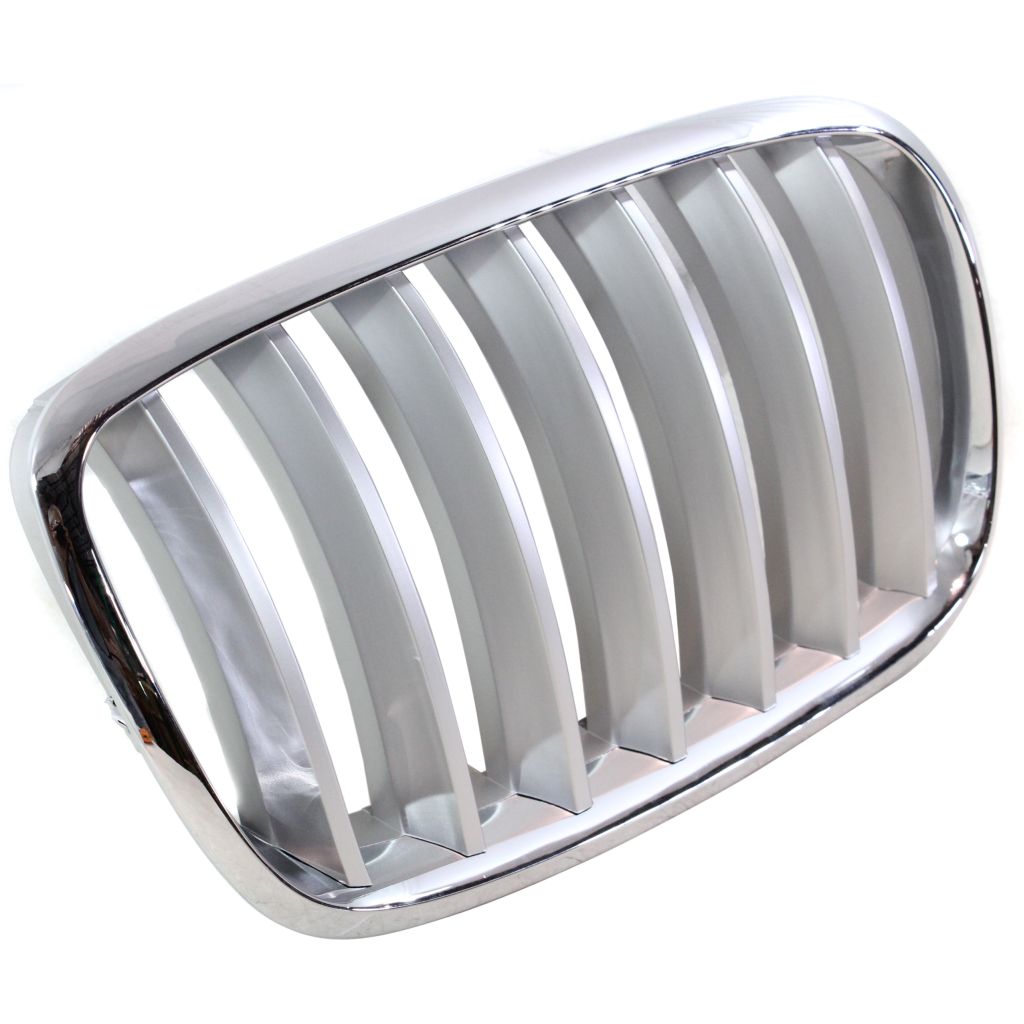 BMW BMW X5 GRILLE RIGHT (Passenger Side) CHR/SLV OEM#51137185224 2011-2013 PL#BM1200183