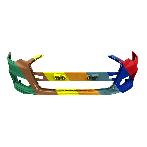 AUDI A6 SEDAN FRONT BUMPER COVER PRIMED (WO/PARALLEL PK ASSIST)(W/S-LINE) OEM#4K0807065BGRU 2019-2023 PL#AU1000293