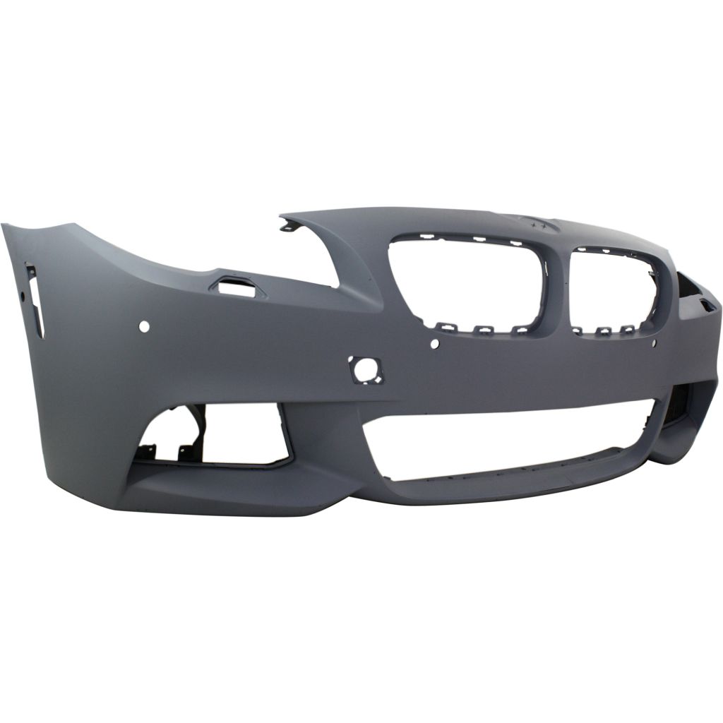 BMW BMW 5 SERIES (SEDAN) FRONT BUMPER COVER PRIMED (W/SENSOR)(W/SIDE CAMERA)( M PKG) OEM#51118048672 2011-2013 PL#BM1000256