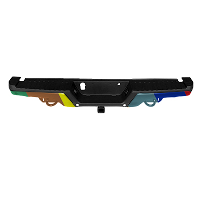 FORD TRUCKS & VANS FORD/PU (F150 SVT RAPTOR) REAR STEP BMP ASSY BLACK (W/SENSOR) OEM#HL3Z17906AB-PFM 2017-2020 PL#FO1103207