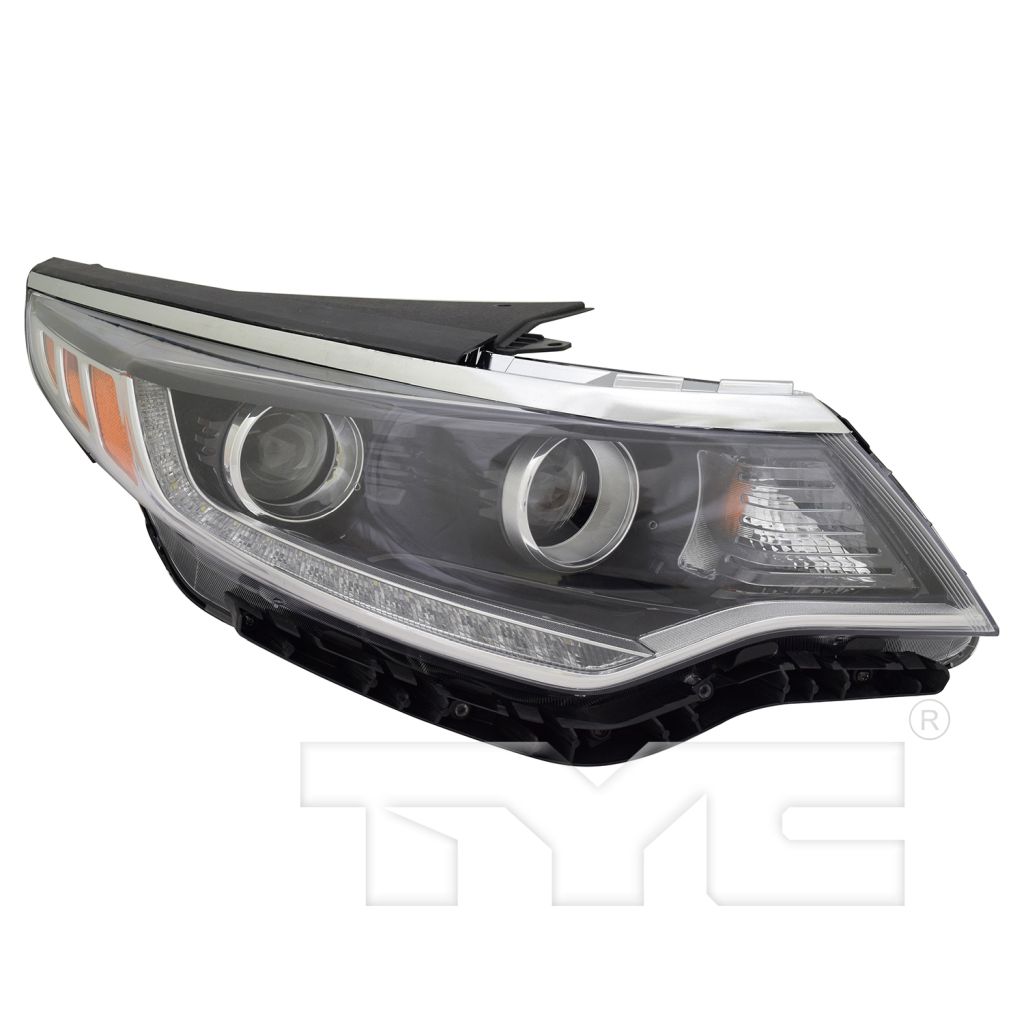 KIA OPTIMA HEAD LAMP ASSY RIGHT (Passenger Side) (HALOGEN)(W/DRL)(USA) OEM#92102D5080 2016-2017 PL#KI2503197