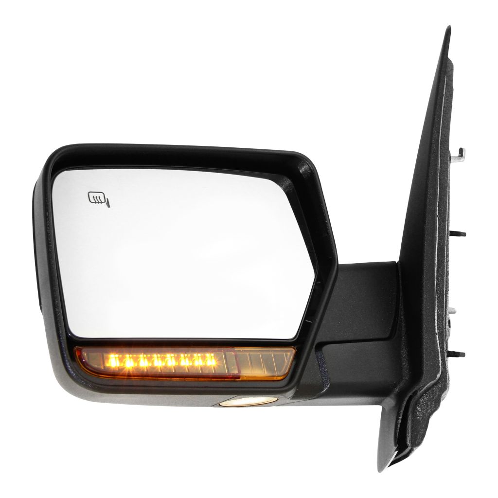 LINCOLN NAVIGATOR DOOR MIRROR LEFT (Driver Side) PWR/HTD/PUDDLE/SIGNAL/MEMORY/PWR-FOLD (CHR) OEM#8L7Z17683AA 2007-2008 PL#FO1320391