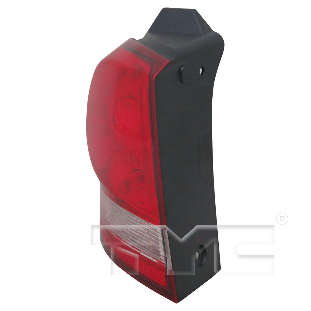 DODGE JOURNEY TAIL LAMP ASSY LEFT (Driver Side) (OUTER)(LED)(W/CHROME TRIM)**CAPA** OEM#68078465AD 2011-2020 PL#CH2804105C