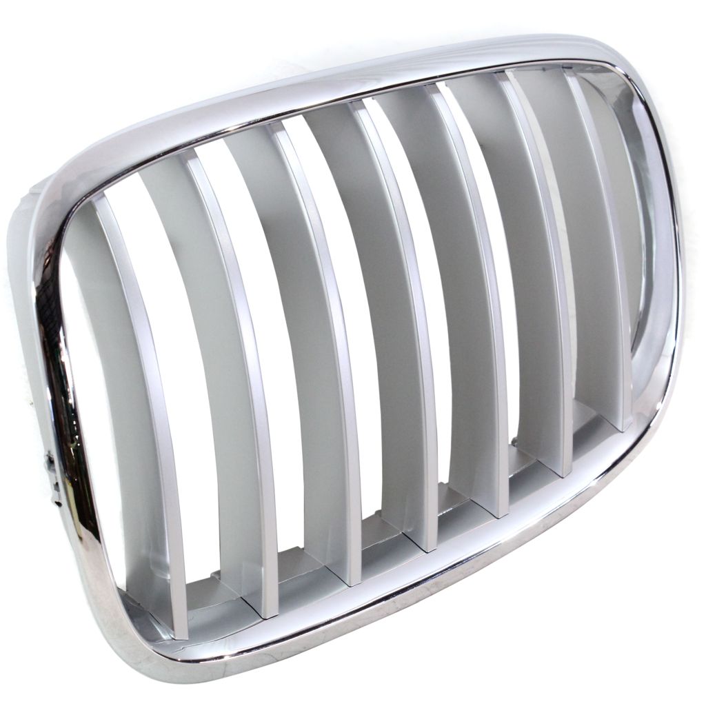 BMW BMW X5 GRILLE LEFT (Driver Side) CHR/SLV OEM#51137185223 2011-2013 PL#BM1200182