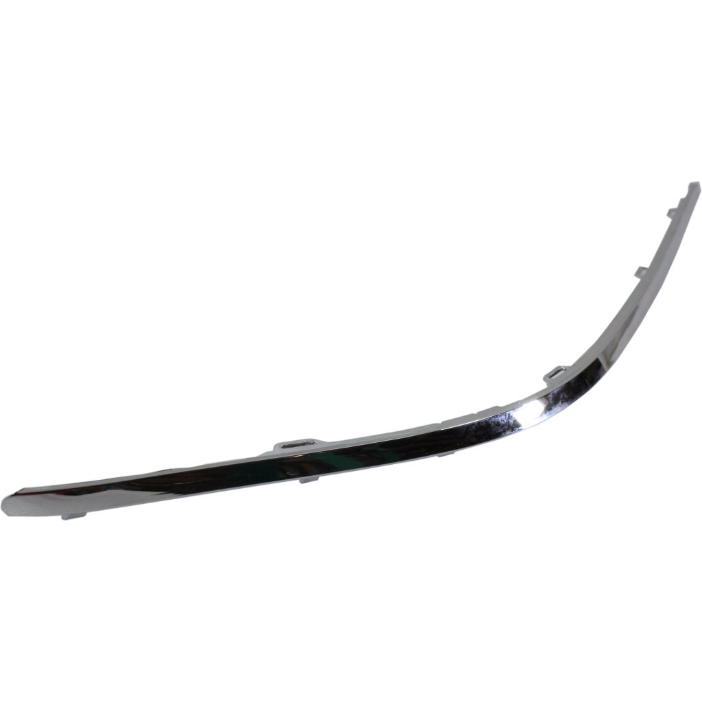 BMW BMW 7 SERIES FRONT BUMPER OUTER COVER UPPER MOLDING LEFT (Driver Side) CHROME (745Li/760Li) OEM#51117135557 2006-2008 PL#BM1046125