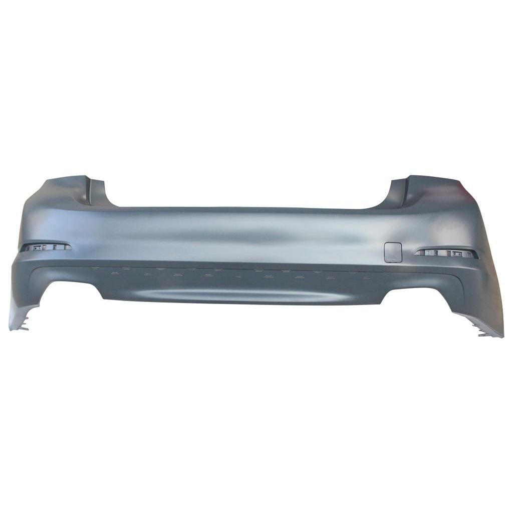 BMW BMW 5 SERIES (SEDAN) REAR BUMPER COVER PRIMED (540i WO/M PKG)(W/LUXURY PKG)(WO/SENSOR)(WO/PARK SYS)**CAPA** OEM#51127475596 2017-2020 PL#BM1100381C