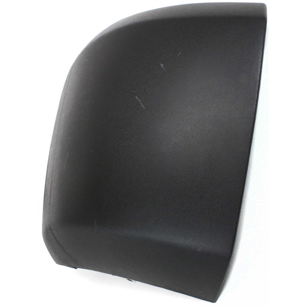 GM TRUCKS & VANS SILVERADO/PU 1500 HYBRID (CHEVY) FRONT BUMPER END RIGHT (Passenger Side) TEXT BLACK (WO/FOG)**CAPA** OEM#15838398 2009-2013 PL#GM1005146C