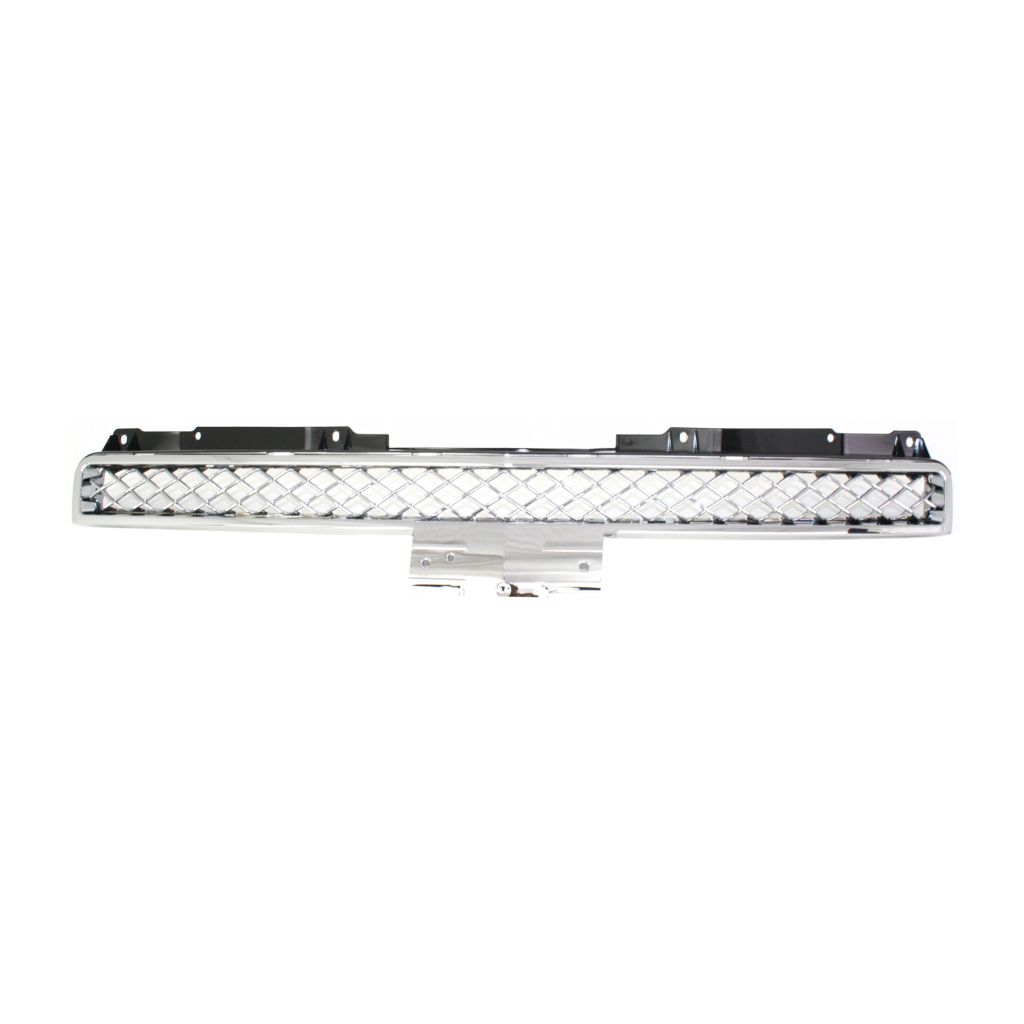 GM TRUCKS & VANS TAHOE (CHEVY) GRILLE UPPER CHROME FRAME/SILVER MESH OEM#19260238 2007 PL#GM1200596