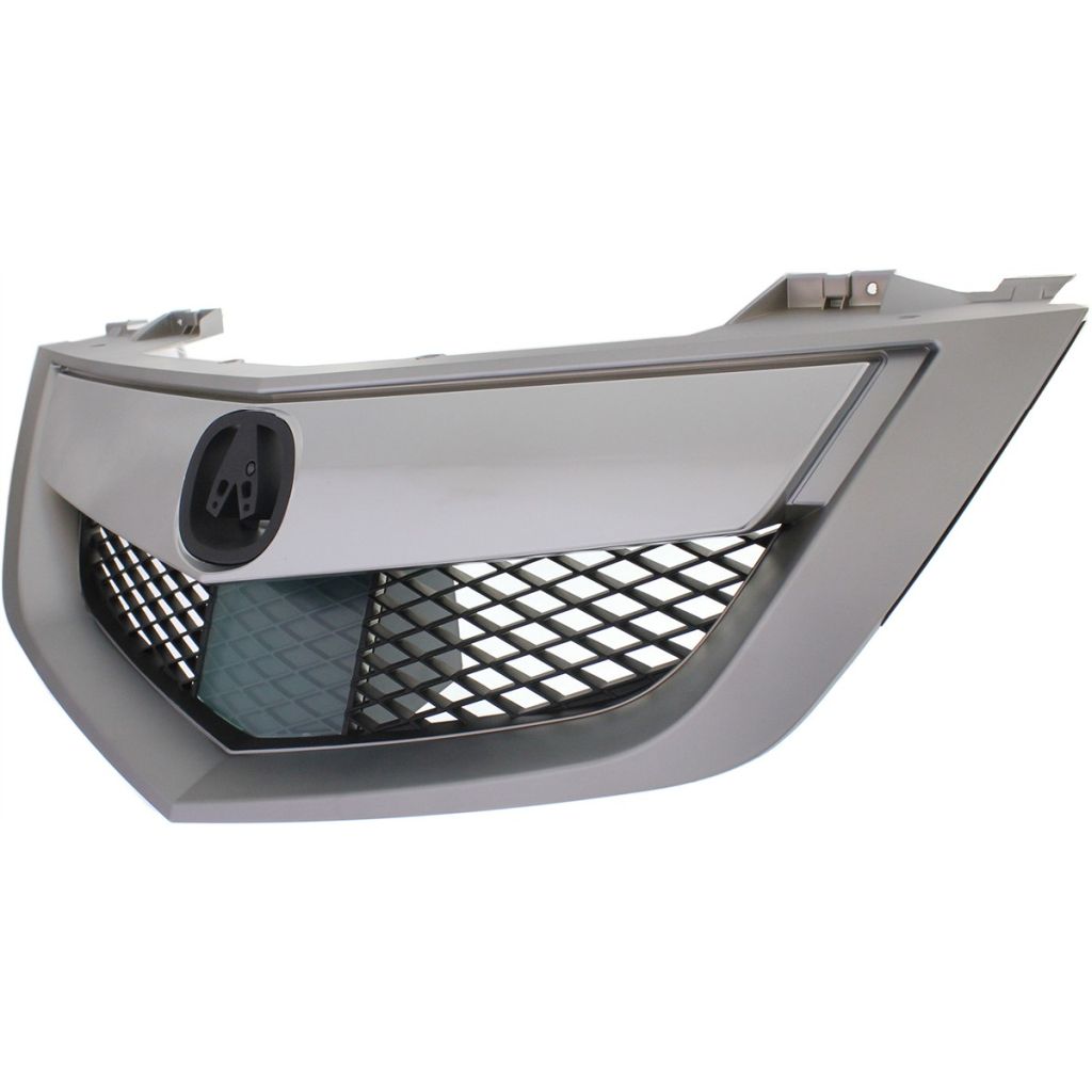 ACURA MDX GRILLE ASSEMBLY CHROME SATIN NICKEL/BLK (W/SENSOR BELOW EMBLEM) OEM#75100STXA12 2010-2013 PL#AC1200119