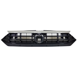 VOLKSWAGEN JETTA SEDAN (EXC GLI) GRILLE ASSY BLACK W/CHROME UPPER MLDG (R-LINE)**CAPA** OEM#17A853651LLDB 2019-2021 PL#VW1200175C