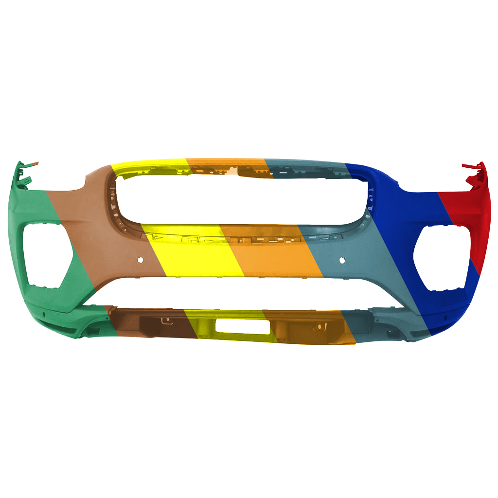 JAGUAR JAGUAR E-PACE FRONT BUMPER COVER PRIMED (W/SENSOR) OEM#J9C14112LML 2018-2020 PL#JA1000177