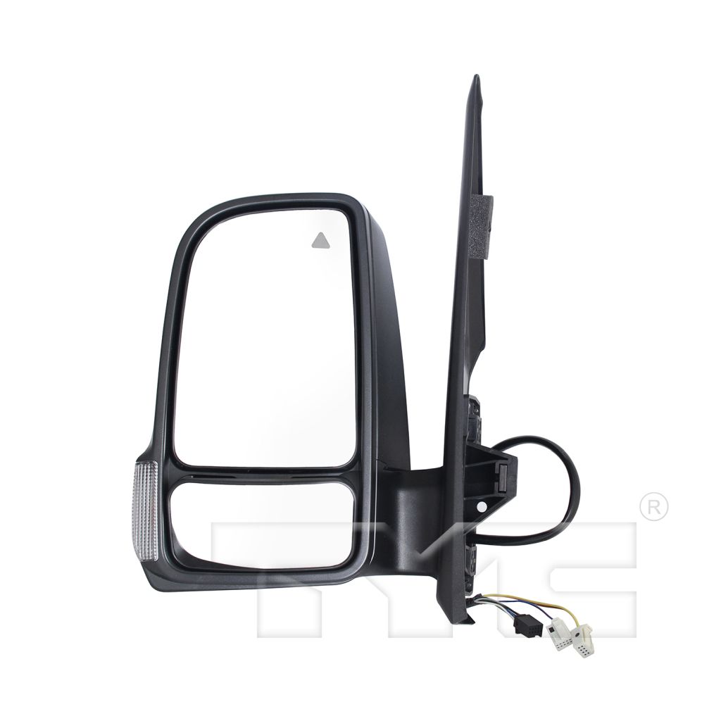 MERCEDES-BENZ SPRINTER DOOR MIRROR LEFT (Driver Side) PWR/HTD/M-FOLD (WO/CAMERA)(TEX CVR) OEM#9108111100-PFM 2019-2025 PL#MB1320120